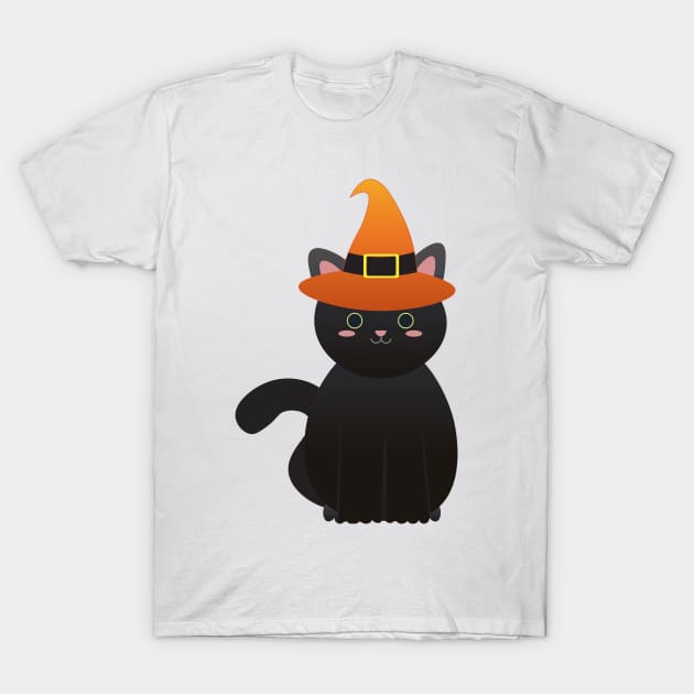 Spooky Cats T-Shirt by Raafeya's Crafts